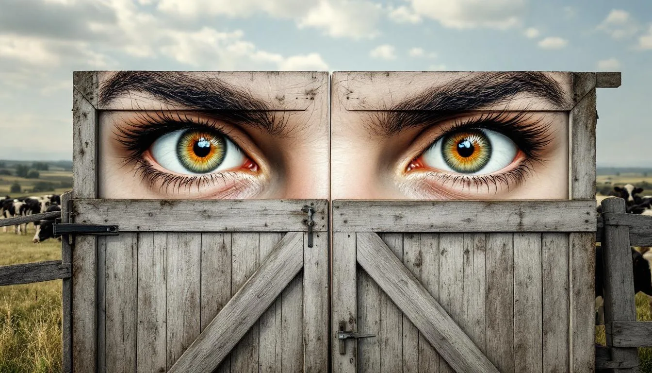 Hoe geschilderde ogen op vee roofdieren afschrikken: de slimme tactiek van boeren