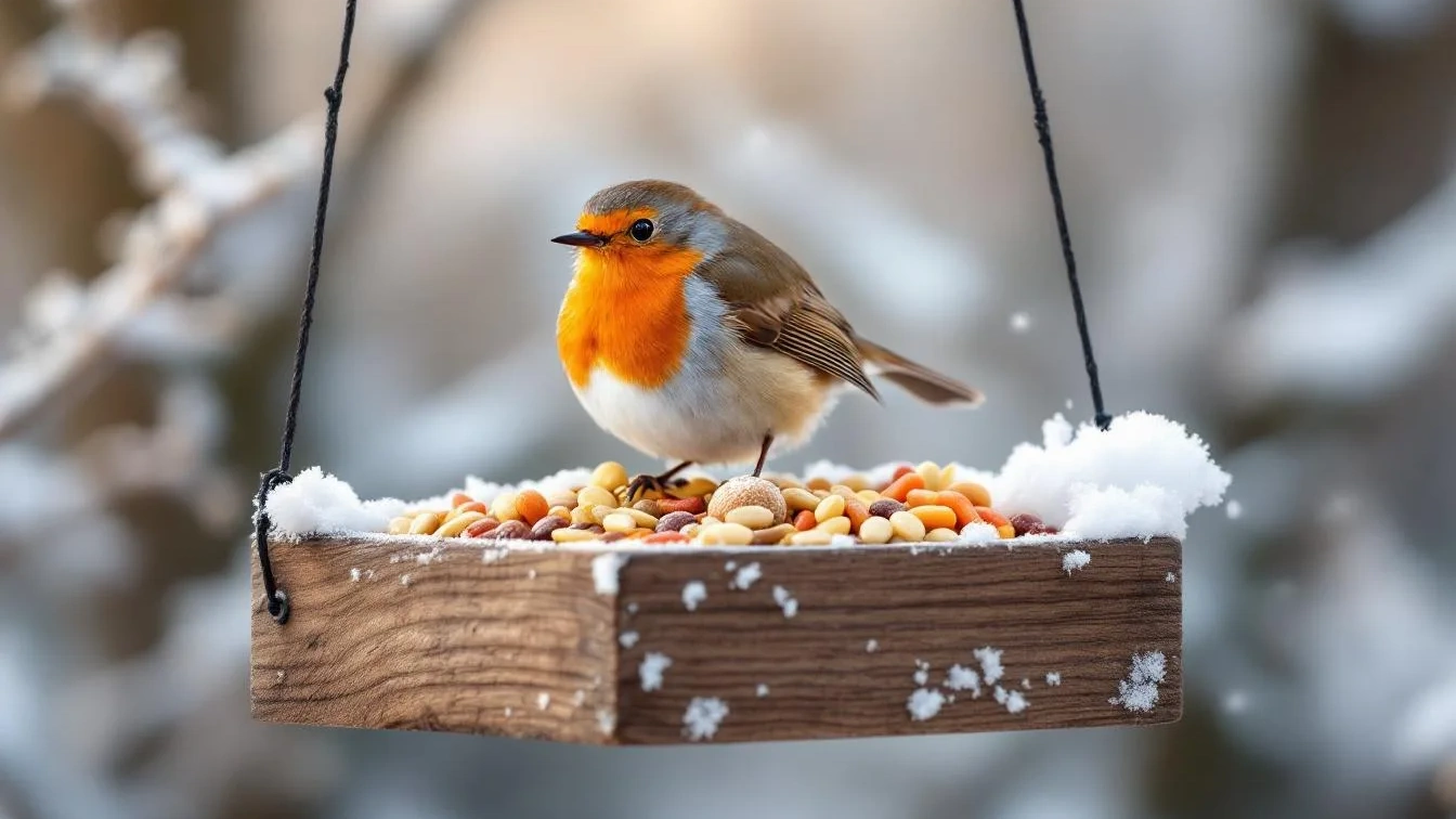 Roodborstjes voeden in de winter: Wat ze echt nodig hebben om te overleven