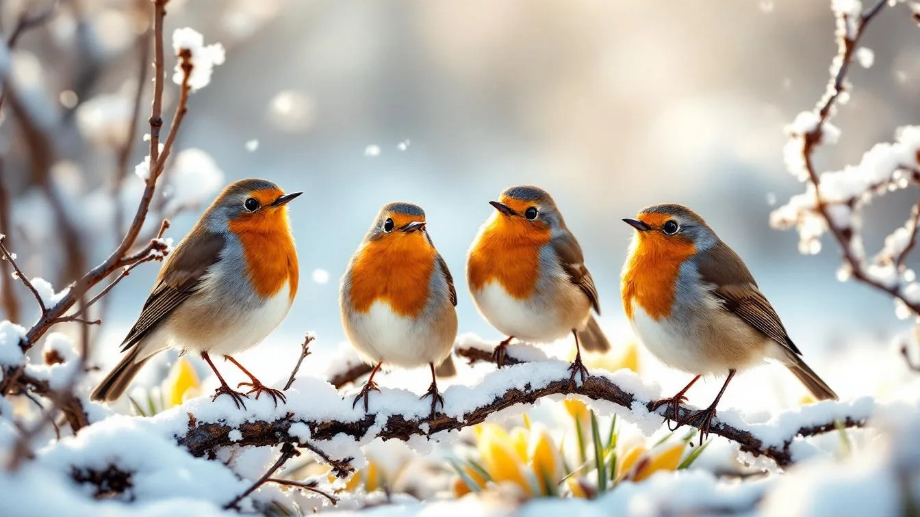 Winterse Roodborstjes: Waarom Deze Vrolijke Tuinbewoners Jaarlijks Terugkeren