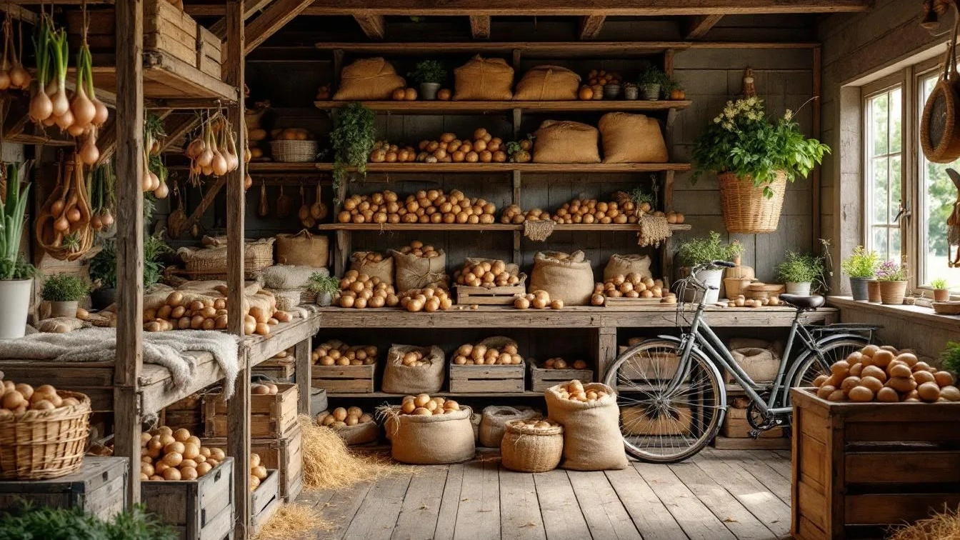 Aardappelen bewaren: waarom een koele schuur beter is dan de kelder