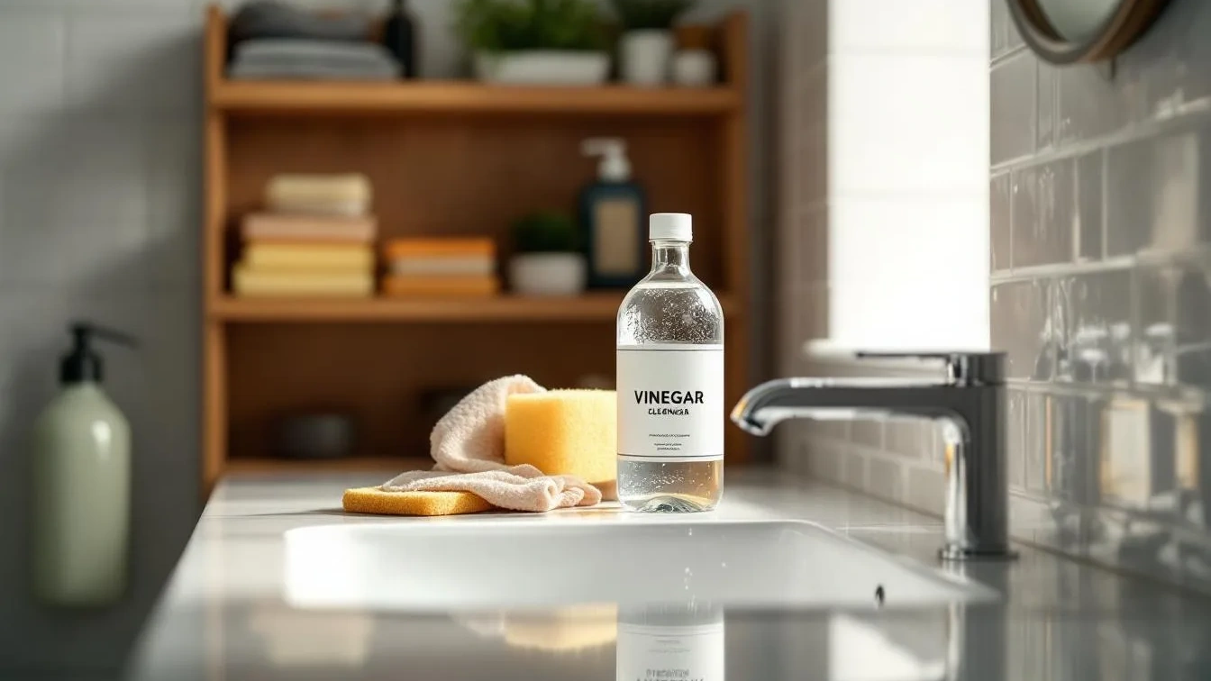 Azijn in de badkamer gebruiken: huismeesters delen hun geheimen