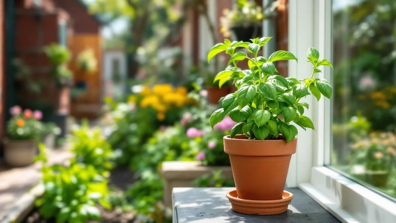 Basilicum kweken: waarom binnenhouden altijd mislukt en buitenzetten wel werkt