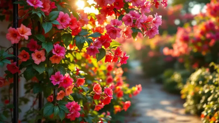 Deze klimplant bloeit maandenlang zonder veel onderhoud