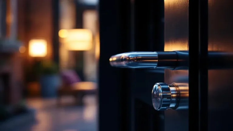 Inbrekers haten deze truc: glas water op de deurklink ’s nachts