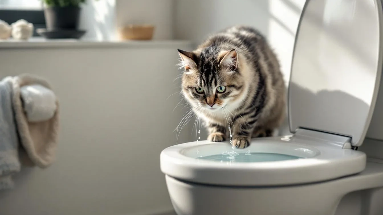 Katten drinken uit de wc: waarom ze dit doen en of het gevaarlijk is