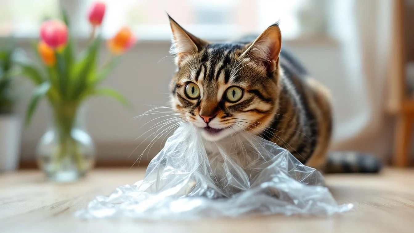 Katten eten plastic: waarom dit levensgevaarlijk is en hoe je het stopt