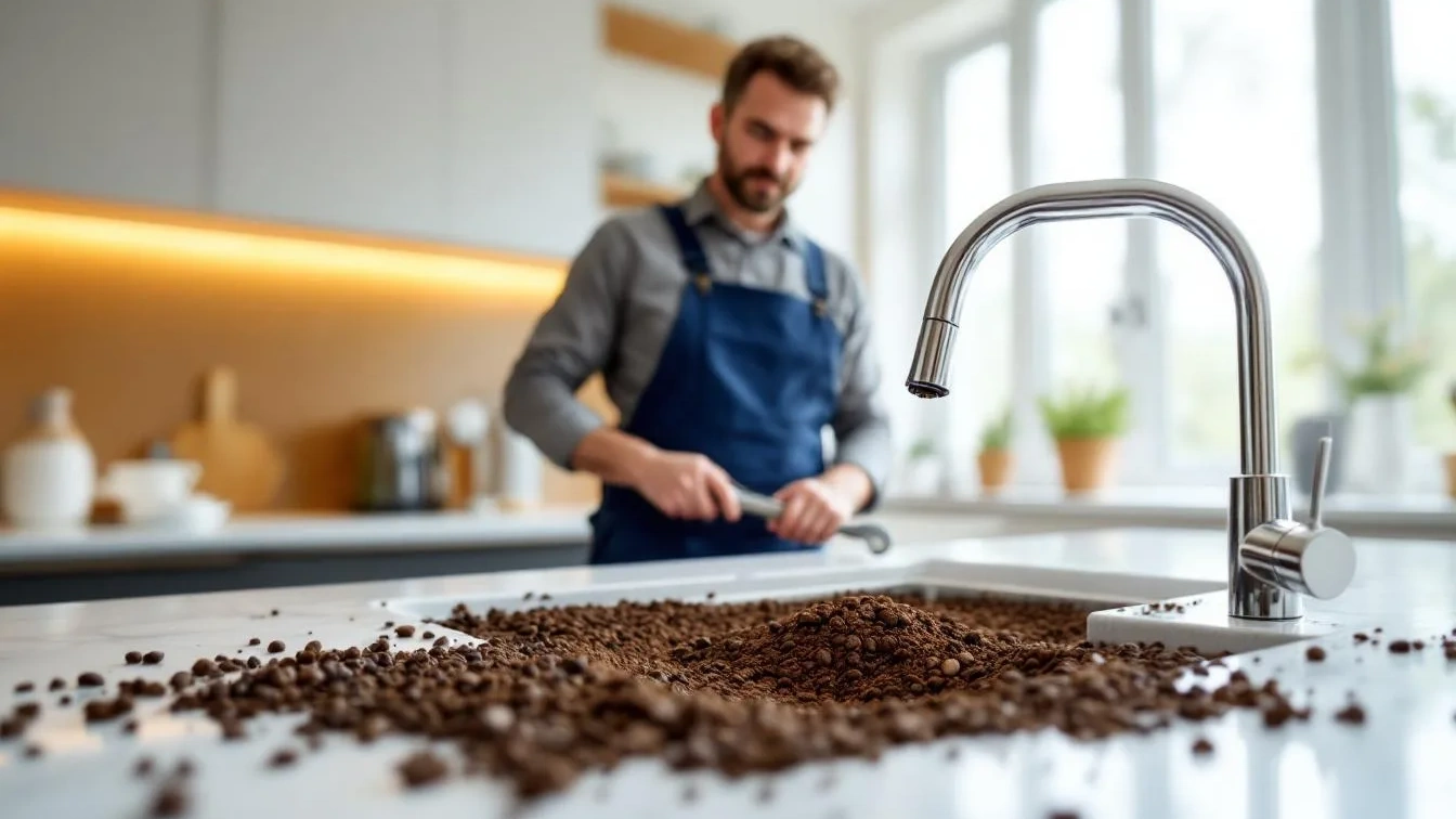 Koffiedik in de afvoer: loodgieter onthult waarom dit rampzalig is