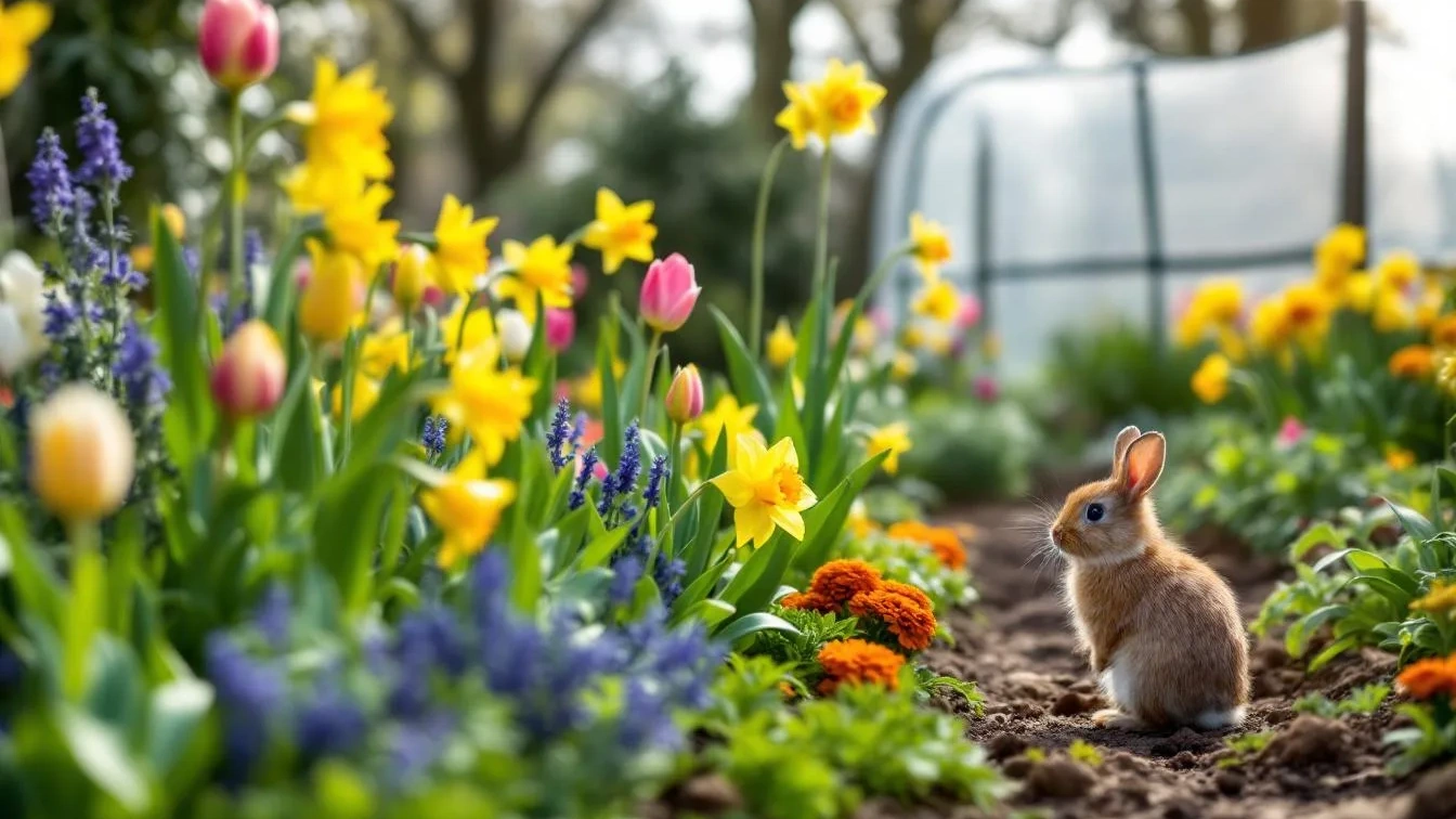 Konijnen in de tuin: zo bescherm je je planten tegen vraat