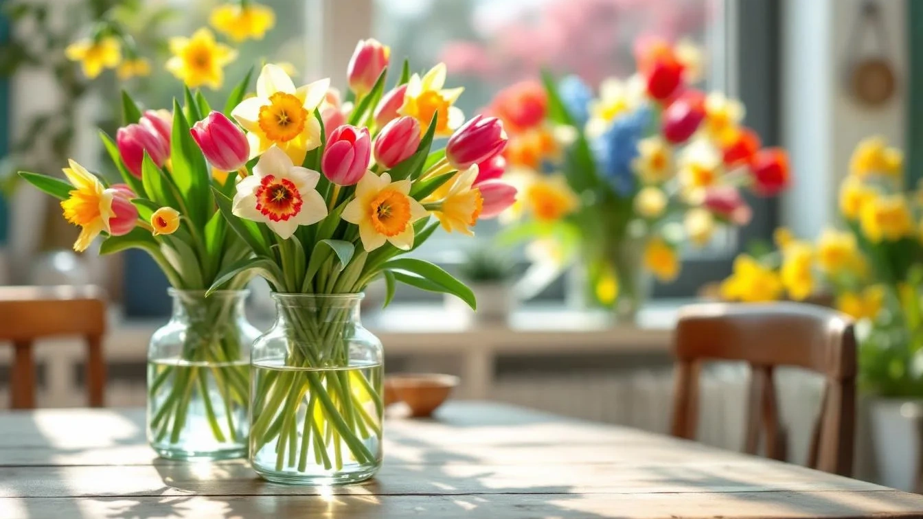 Lentebloemen in huis houden langer met deze simpele watertruc