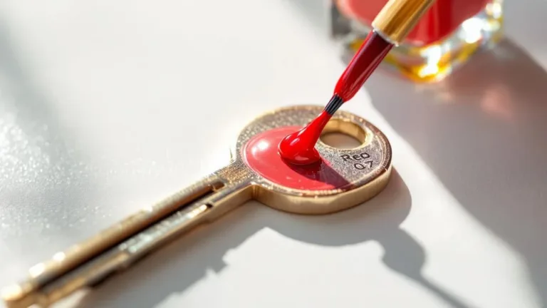 Markeer je huissleutel met nagellak: deze simpele truc voorkomt verwarring