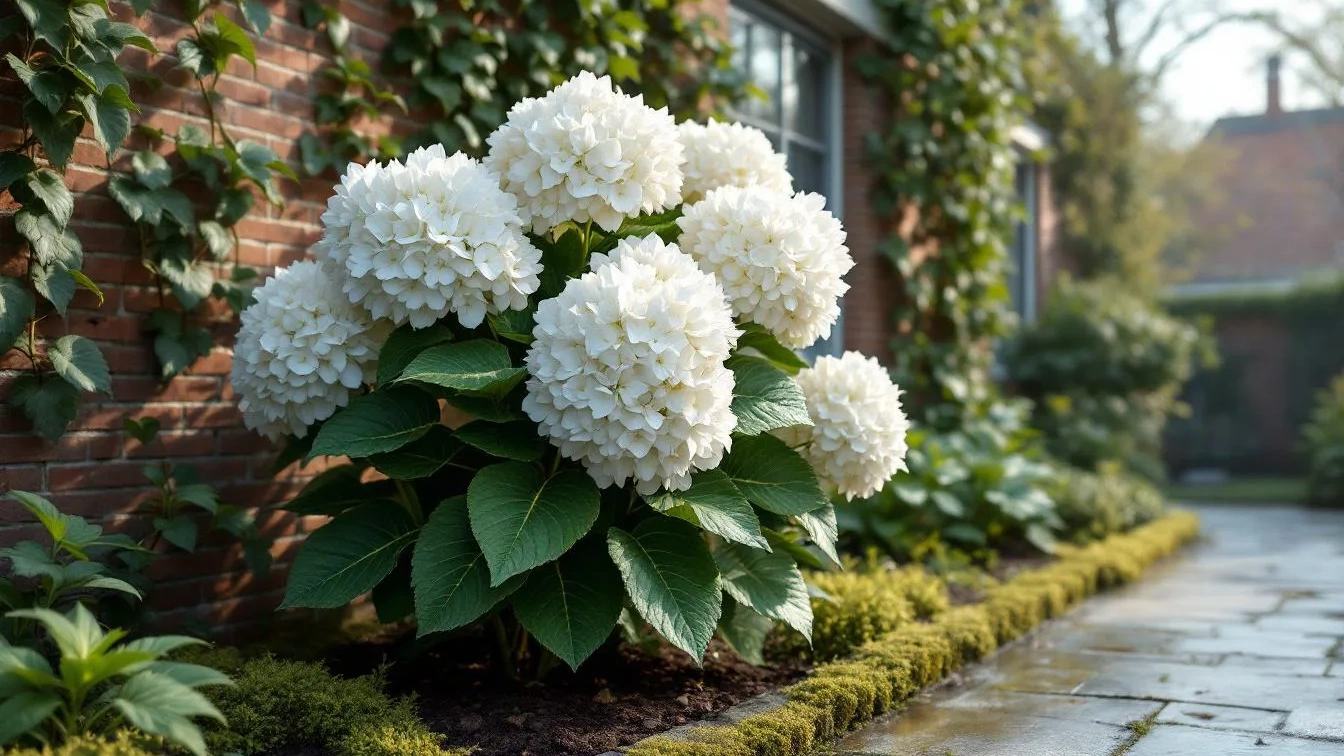 Plaats je hortensia op de juiste plek en verras iedereen met witte bloemen