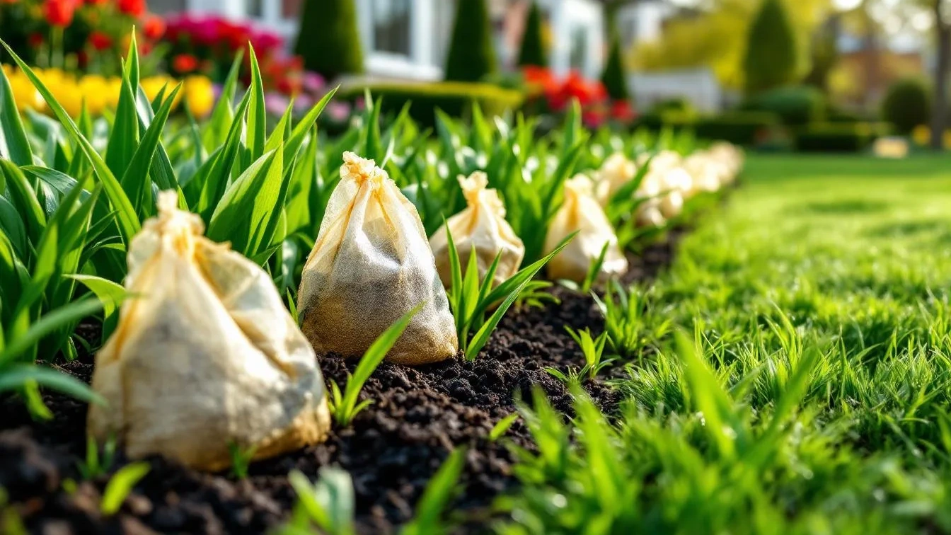 Plant nu oude theezakjes in je tuin: dit gebeurt er met je gazon