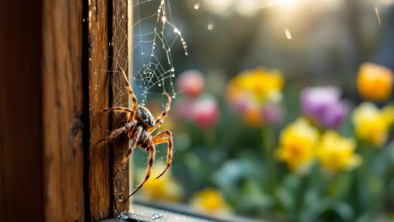 Spinnen in huis in de lente: waarom je ze beter laat zitten