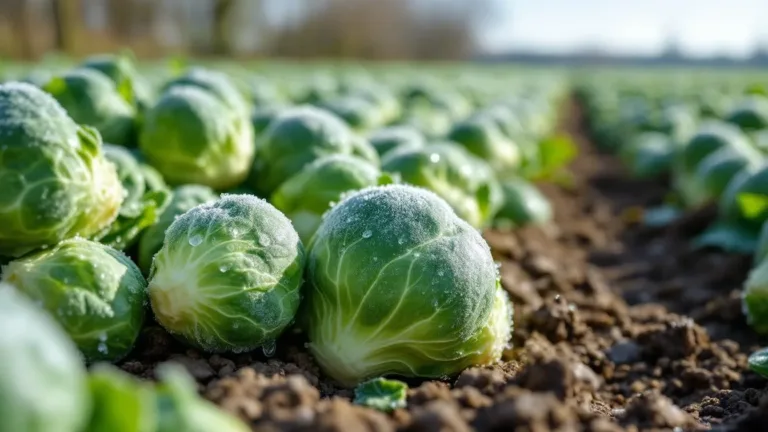 Spruitjes plukken na de vorst: zo krijgt hun smaak een verrassende twist