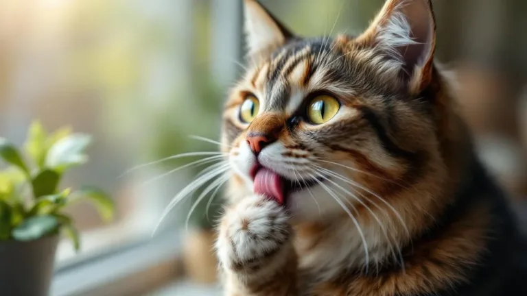 Waarom katten hun kop likken: dit gedrag vertelt veel over hun welzijn